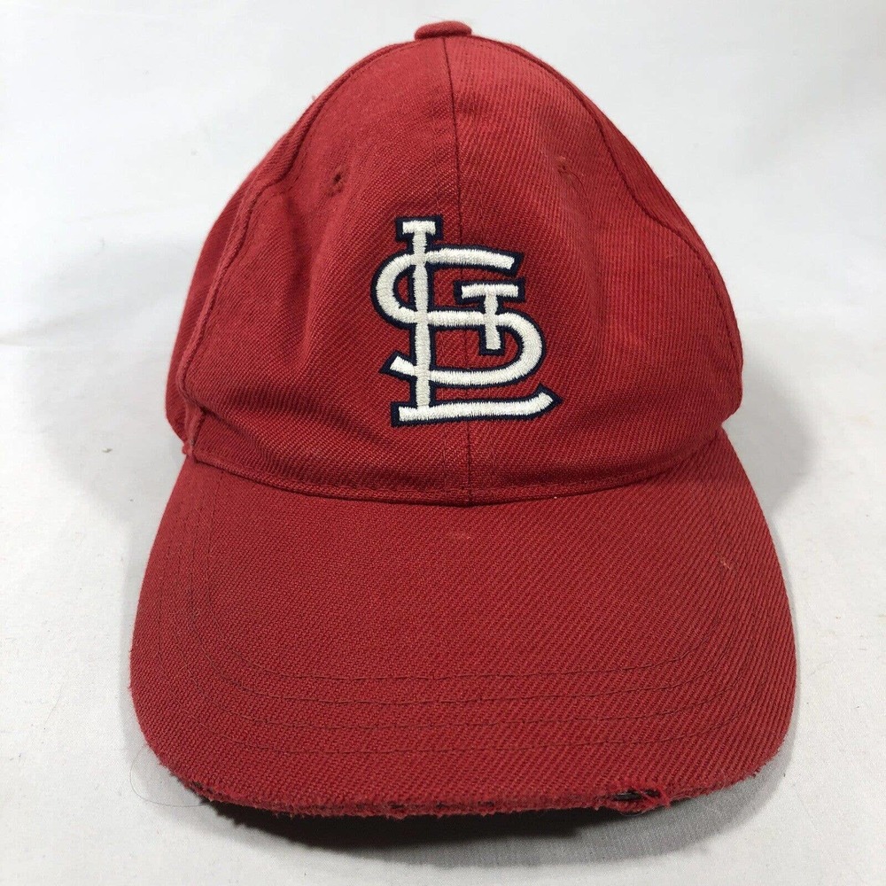 VTG ST LOUIS CARDINALS SPORTS SPECIALTIES HAT CAP SNAPBACK DISTRESSED WOOL BLEND
